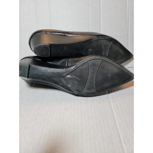 Franco Sarto Leather Wedge Women's Heels‎ Size 7.  reposhing a tad wide. - Picture 6 of 6